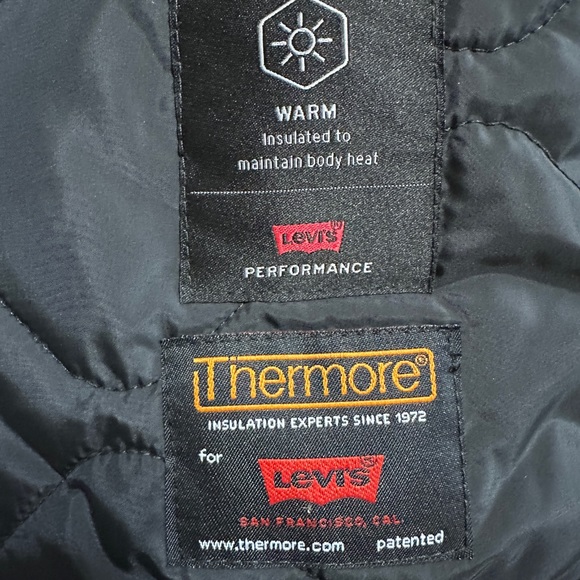 Levi's Men's Folsom Utility Jacket Thermore Insulation Forest Green XXL - Picture 5 of 11